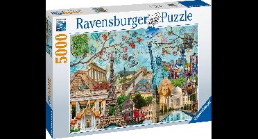 Ravensburger puzzel Big City Collage - Legpuzzel - 5000 stukjes