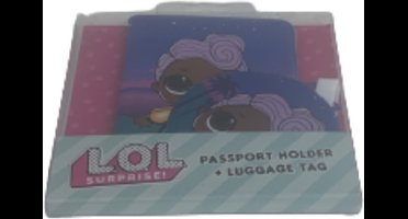 Paspoort houder - Bagage Label - Multicolor - Reizen - Koffer - Vliegen - Rond