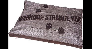 Lobbes-Strange Dog-Hondenkussen-125x90x10-EPS-Grijs