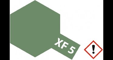 Tamiya Hobbyverf Acrylverf - XF-5 Green - Matt - Acryl - 23ml Verf potje - 23 ml