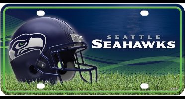 Seattle Seahawks - NFL - American Football - Gridiron - Wall decor - Metalen kentekenplaat VS - Metal license Plate USA - RICO