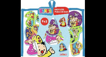 Bumba badpuzzel - 9 badpuzzels uit 2 delen - kleeft op de badrand