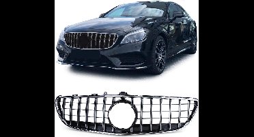Passend Voor Mercedes CLS C218 Sport Grill Hoogglans Zwart / Chrome Amg GT Look Coupe Shooting Brake Panamericana