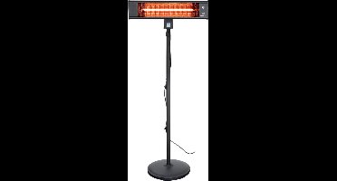 Eurom TH 1800S Terrasverwarmer - elektrisch - staand - incl. afstandsbediening - tot 1800 W