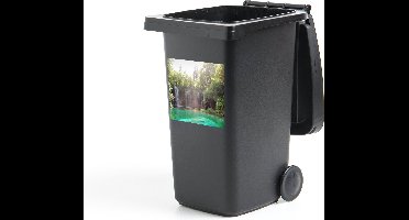 Container sticker Helder groen water bij het Nationaal park Plitvicemeren in Kroatië - 40x40 cm - Kliko sticker