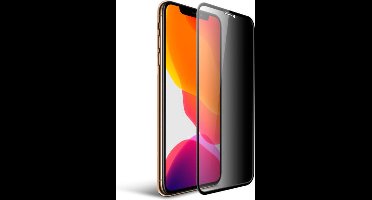 LuxeBass Privacy screenprotector geschikt voor  iPhone 11 Pro Max - glas scherm - bescherming