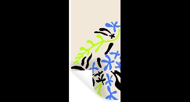 Muurstickers - Sticker Folie - Blad - Abstract - Patroon - 20x40 cm - Plakfolie - Muurstickers Kinderkamer - Zelfklevend Behang - Zelfklevend behangpapier - Stickerfolie