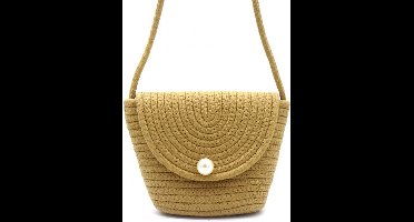 Tas Katoen - 22x16x7 cm - Bruin