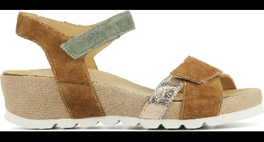 Durea 7403 H - Volwassenen Sandalen met hak - Kleur: Bruin - Maat: 41