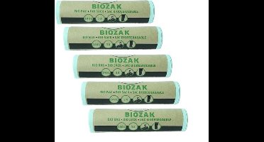 Dumil Biozak 140 Liter 88 x 134 cm - 15 Stuks Voordeelverpakking