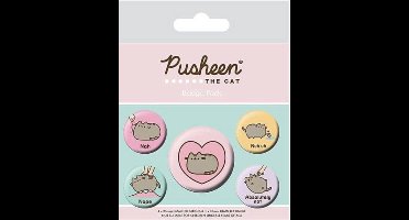 Pusheen the Cat - Nope - Badge - Buttons- Kawaii - Anime
