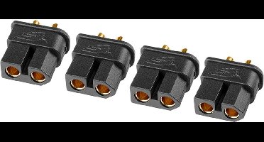 Team Corally - TC PRO stekker 3.5mm - Goud contacten - Beveiligd tegen ompolen - Mannelijk - 4 st