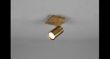 LED Plafondspot - Torna Monla - GU10 Fitting - 1-lichts - Rond - Antiek Koper - Aluminium