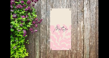 Tuinposter Matisse - Bloem - Abstract - 30x60 cm - Tuindoek