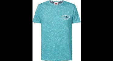 Petrol Industries - Heren Sportief T-shirt - Groen - Maat S
