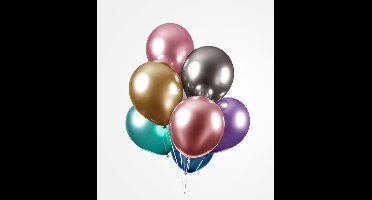 Ballonnenset Spiegelend 30 Cm Chroom 25-delig