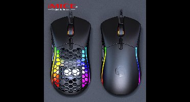 Game muis met extra honinggraad cover - 7 knoppen - RGB verlichting - Instelbare DPI - 32KB werkgeheugen