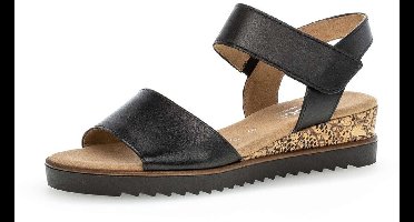 Gabor sandalen met sleehak 62.750.57 Zwart