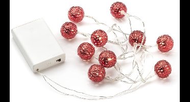 Konstsmide 3188-553 Motief lichtketting Buiten werkt op batterijen LED Warmwit Verlichte lengte: 0.9 m