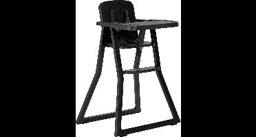 Puck Plain Kinderstoel - Zwart