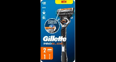 Gillette Proglide Scheerapparaat Voor Mannen - 1 Handvat + 2 Scheermesjes