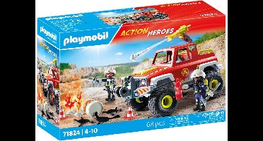 PLAYMOBIL Action Heroes Brandweerwagen 71824