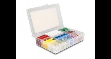 Delock Heat shrink tube with solder wire connector assortment box 308 pieces coloured