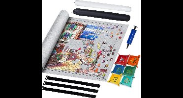 DailySupplies® Puzzeltafel - Puzzelmat - Puzzelmap - Puzzelbord - 2000 Stukjes - Grijs