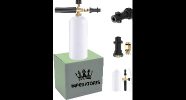 Schuimsproeier Tuinslang Voor Auto Wassen - Snow Foam Gun En Foam Sprayer - Schuimpistool Voor Autoshampoo - Ideaal Voor Schuimreiniging En Autowas - Wit Kleur 1 Liter