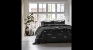 Dekbedovertrek McGregor - Antraciet 2 persoons 200x220