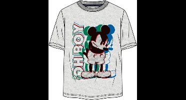 Disney - Mickey Mouse - Oh boy shirt - grey - Large