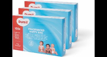 Dumil Luierzakjes 100 zakken van 30 x 35 cm - 3-pack