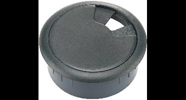 TRU COMPONENTS 530045 Kabeldoorvoering Voor werkblad ABS Zwart 1 stuk(s)