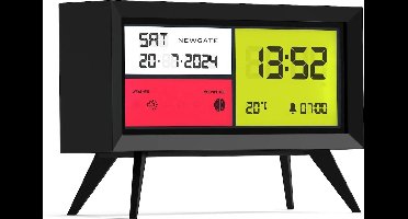 Newgate Spectronoma LCD Alarm Klok - Zwart