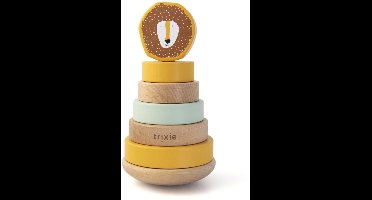 Trixie Houten Stapeltoren - Mr. Lion - Houten stacking toy - Educatief speelgoed - Voor Jongens & Meisjes - Leeuw