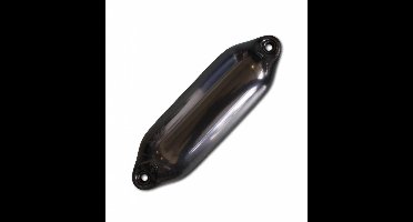 BREG Cilinderfender stootwil - zwart - 14x50 cm