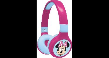 Comfortabele en opvouwbare BluetoothÂ® en bedrade 2 in 1 headset voor kinderen met een geluidsbeperking - Minnie