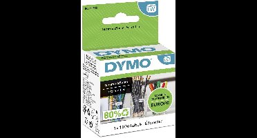 DYMO originele kleine LabelWriter multifunctionele labels | 13 mm x 25 mm | 1000 zelfklevende etiketten | Gemakkelijk te verwijderen labels voor de LabelWriter labelprinters | Gemaakt in Europa