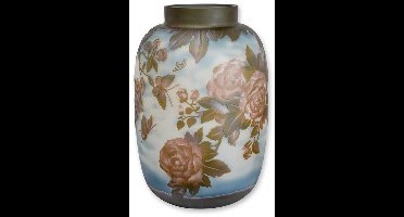 Vaas - "Roses" - Cameo glas - 39,4 cm hoog