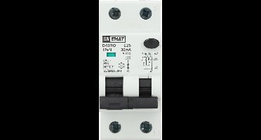 EMAT aardlekautomaat 1-polig+nul 25A C-kar 30mA 2 modules (85006409)