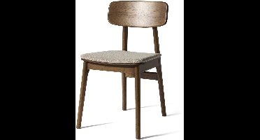 Eetkamerstoel Livo Zand Fabric - Giga Living - Set van 2