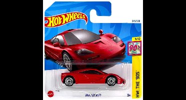HOT WHEELS McLAREN F1 RACING RED 243/250 1:64 HW THE '90 9/10