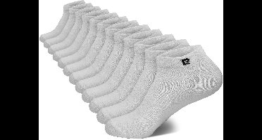 Pierre Cardin® - Heren Sneakersokken Katoen - Enkelsokken - Korte Sokken - Multi Pack - 12 Paar - Wit - Maat 43-46