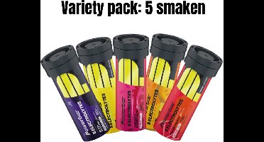 Powerbar Electrolyte Tabletten mixdoos - mineralen sportdrank - 12 x 10 tabs (o.a. met cafeïne)