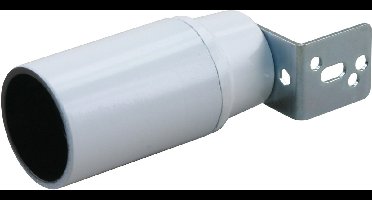 Fitting E14 met haakse beugel maximaal 40W wit