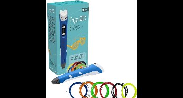 Figo3D 3D pen - Inclusief 6 kleuren - Starterspakket - 3d pen kinderen - vullingen - filament - sjablonen