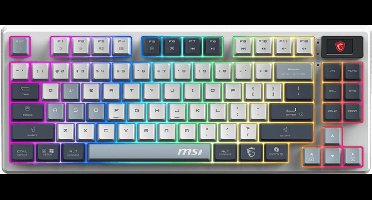 MSI FORGE GK600 TKL SKY US - Gaming Keyboard - Mechanical Linear Switches - RGB LED