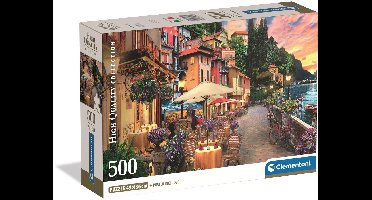 Clementoni - Puzzel - 500 Stukjes - Meer van Como - Puzzel Voor Volwassenen - High Quality Collection