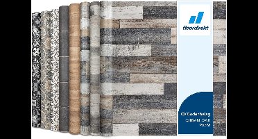 FLOORDIREKT PVC-Vloeren - Cuban Oak 967M - Vinyl Vloeren - Houtlook - Dikte 2,8 mm - 200 x 450 cm