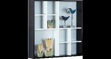 ApexArte® Vitrinekast met Glas - Dressoir Kasten - Opbergkast - Wit